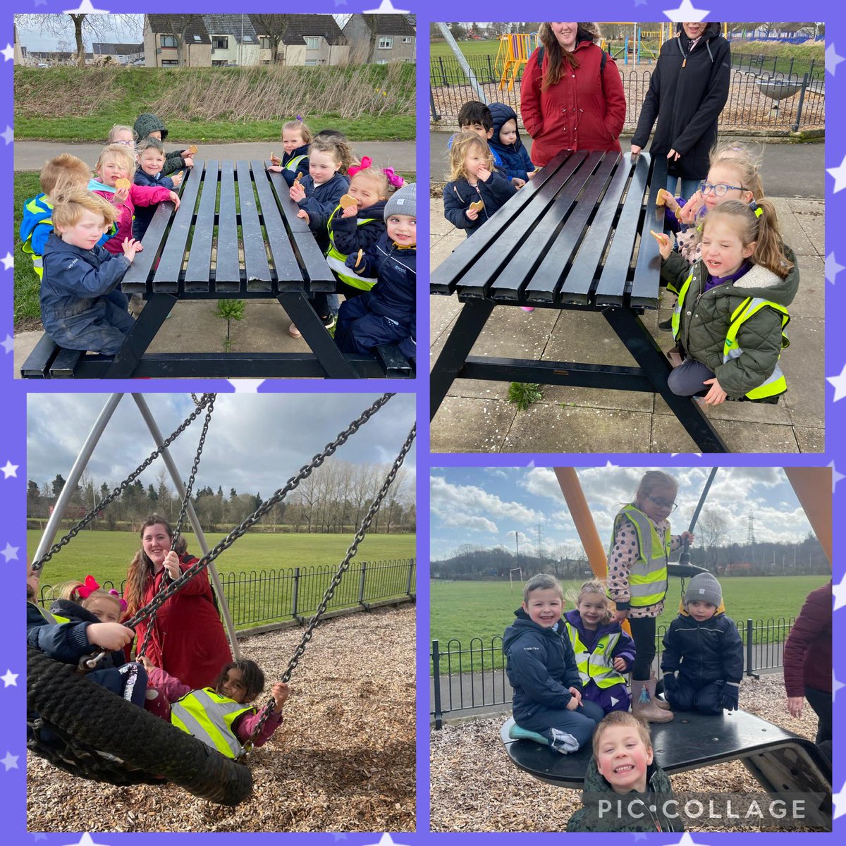 beancrossELC's tweet image. Today we visited our friends from @Rannoch_ELCC at the park. Thank you for inviting us along, we enjoyed meeting and playing with children who will be joining us in Primary 1 at Beancross ☺️💜 #transition #buildingfriendships