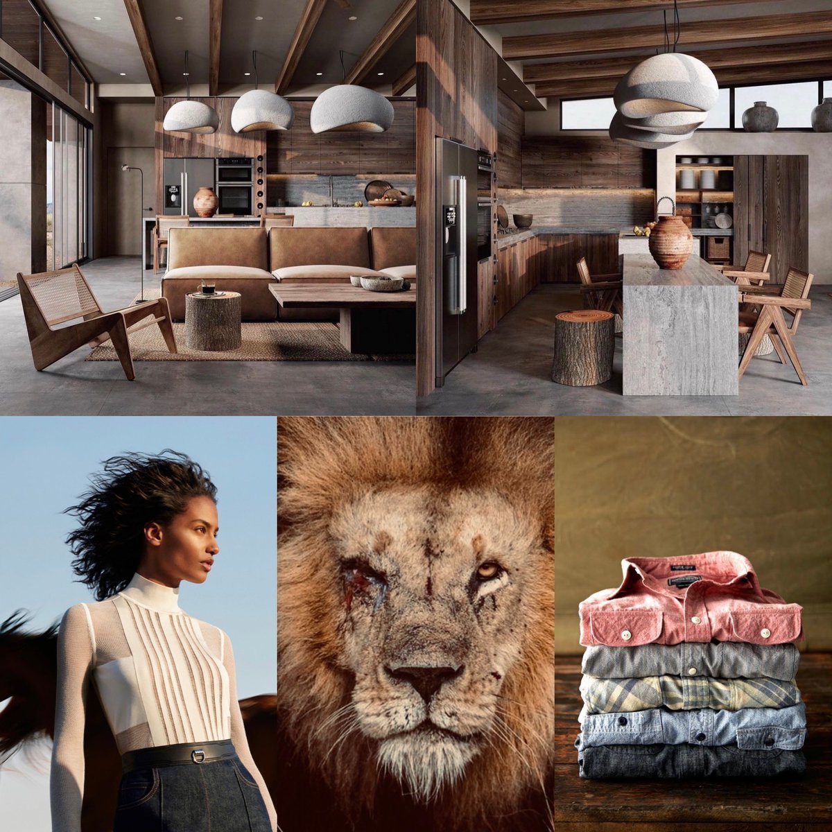 playerrealestat's tweet image. Infused with Africa by @Marc_Player #design #playerdesign #infusedwithafrica #safari #lion #woman #style