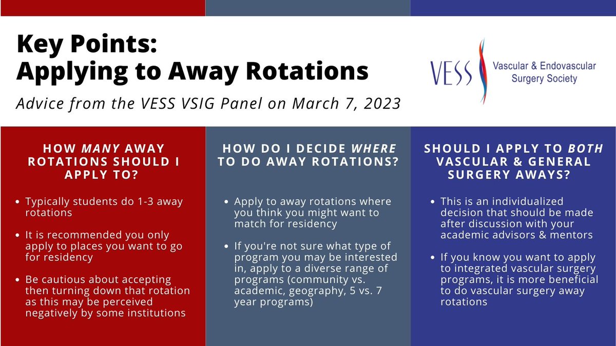 Lily Adler (@lilysfadler) on Twitter photo ‼️Attention M3 <a href="/FutureVascSurgn/">FutureVascSurgeons</a>‼️Here are some key takeaways from the recent VESS VSIG event to keep in mind as we apply for away rotations... <a href="/VESurgery/">VESurgery</a> <a href="/elinaq/">elinaq</a> <a href="/damedina22/">Daniela Medina, MD</a> <a href="/ChaituDandu/">Chaitu Dandu</a> ‼️Attention M3 <a href="/FutureVascSurgn/">FutureVascSurgeons</a>‼️Here are some key takeaways from the recent VESS VSIG event to keep in mind as we apply for away rotations... <a href="/VESurgery/">VESurgery</a> <a href="/elinaq/">elinaq</a> <a href="/damedina22/">Daniela Medina, MD</a> <a href="/ChaituDandu/">Chaitu Dandu</a>