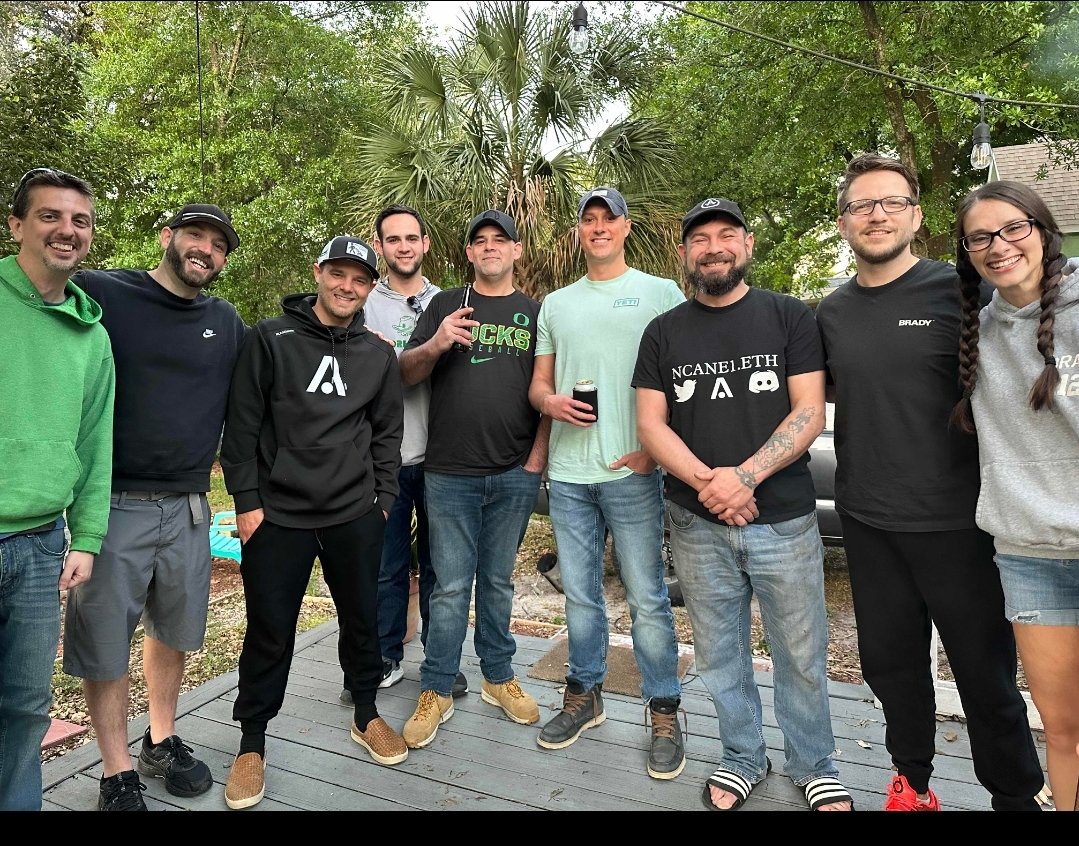 DConley0420's tweet photo. Tampa meet up was more then what I was expecting. Huge shout out to my new Friends @Philberrtt @VanDwnByDaRivr @42Point0 @ogcitrusgirl @BigYayEnergy @csb043 @Steelhead033 @wolfey193 @StagsCatBinx @ChanceyNicholas @dnolz3 @Stingray100004 I'd take this pic over one w/TB12 all day. https://t.co/10rOlJ5ewJ