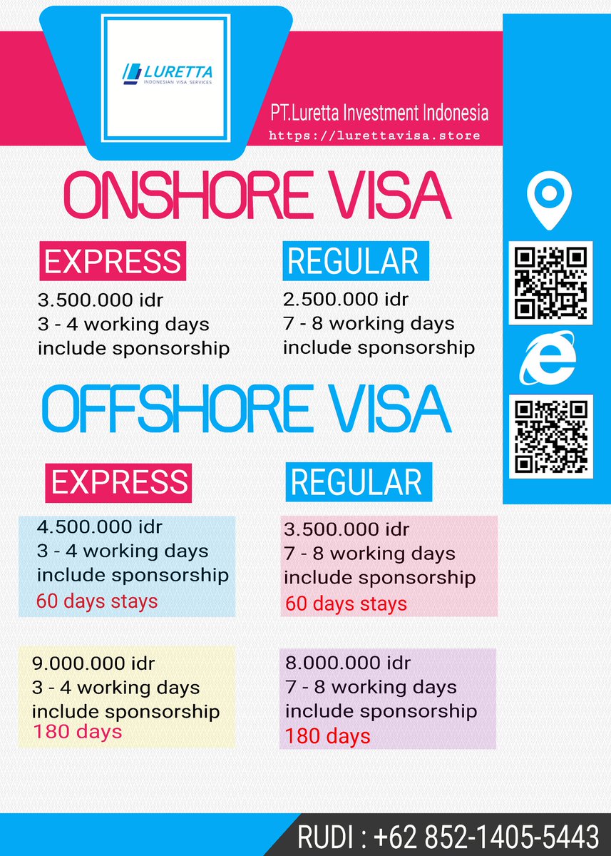 Bali Visa single Entry 211A