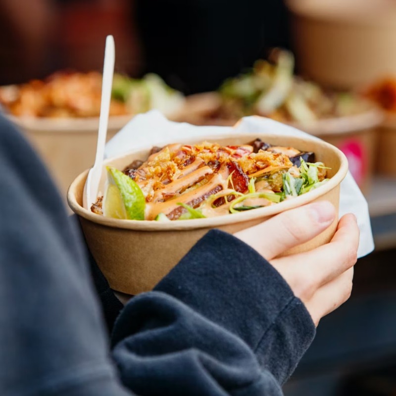 sloughtownfc's tweet photo. Need another reason to come to Saturday's match?

@FunkyElephantCo will be at Arbour Park, offering Caribbean Fusion street food! 😋

#OneSlough