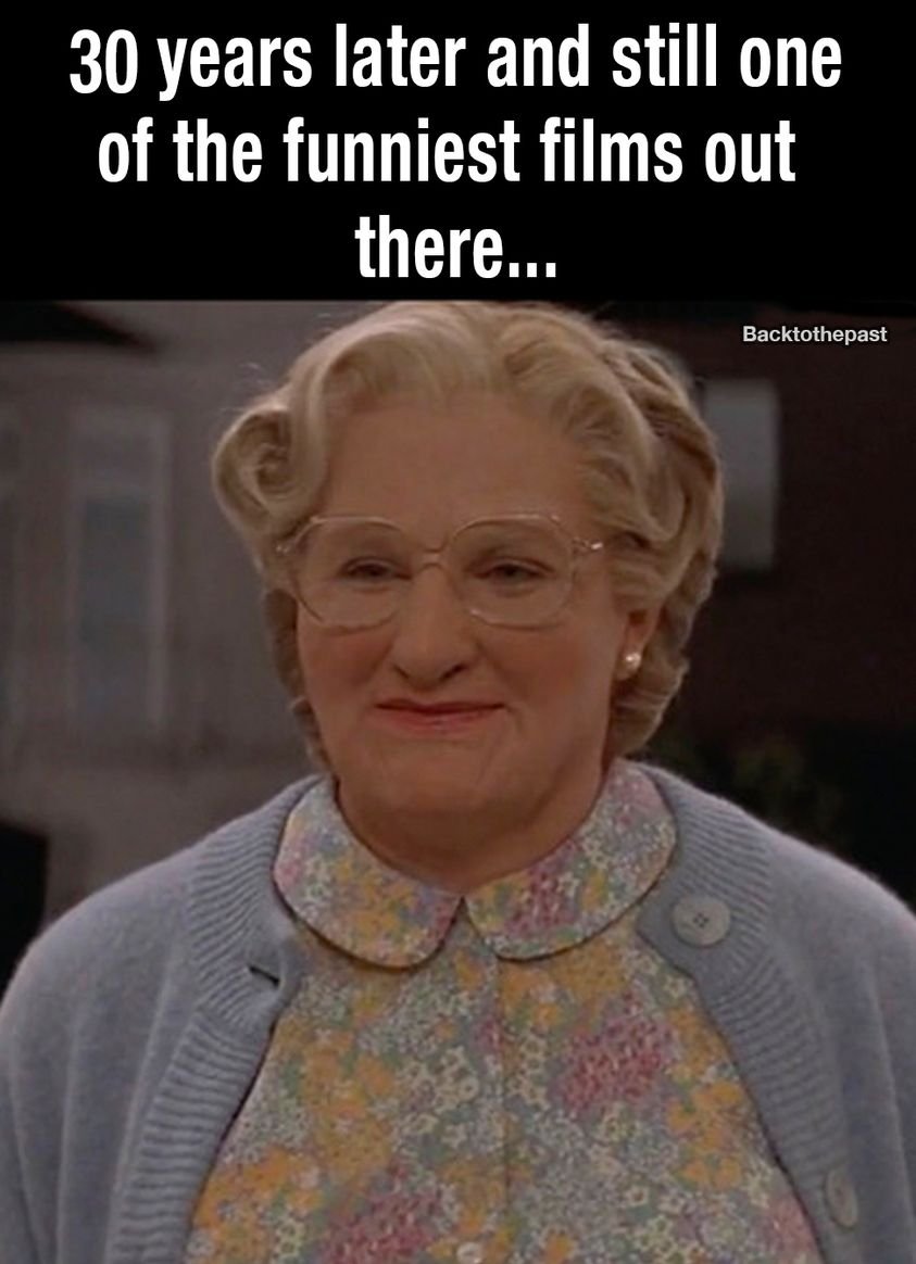 Jimbob210712's tweet photo. Mrs Doubtfire was first released in the United States on November 24, 1993 #Doubtfire https://t.co/e0e4eFOEdr
