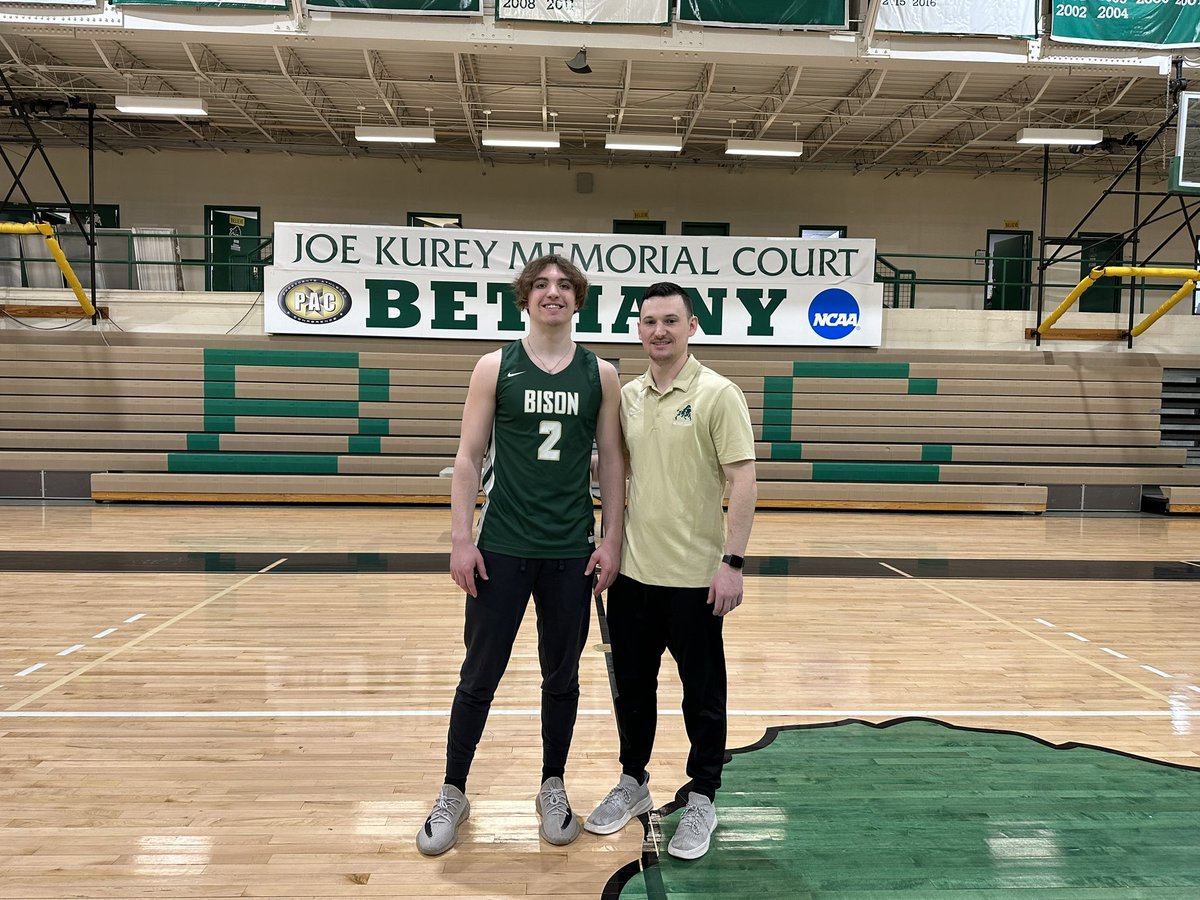 MilesCiulla's tweet photo. I’d like to thank Coach Johnson of Bethany College for inviting me out for a visit and officially offering me a chance to continue my academic and athletic career here at Bethany College! @Bethany_College @Bethany_MBB @NO_Hoops #gobison https://t.co/32rbhe7hqx