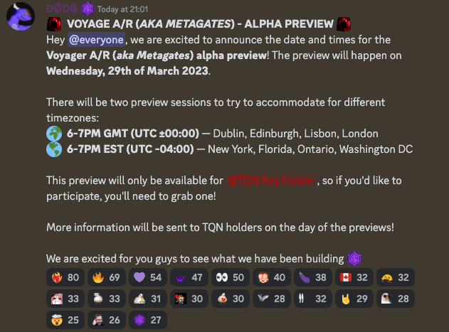 ProtocolGemini's tweet image. 🚨METAGATES ALPHA PREVIEW🚨

Head over to our discord so you don&apos;t miss out!

discord.gg/protocolgemini
