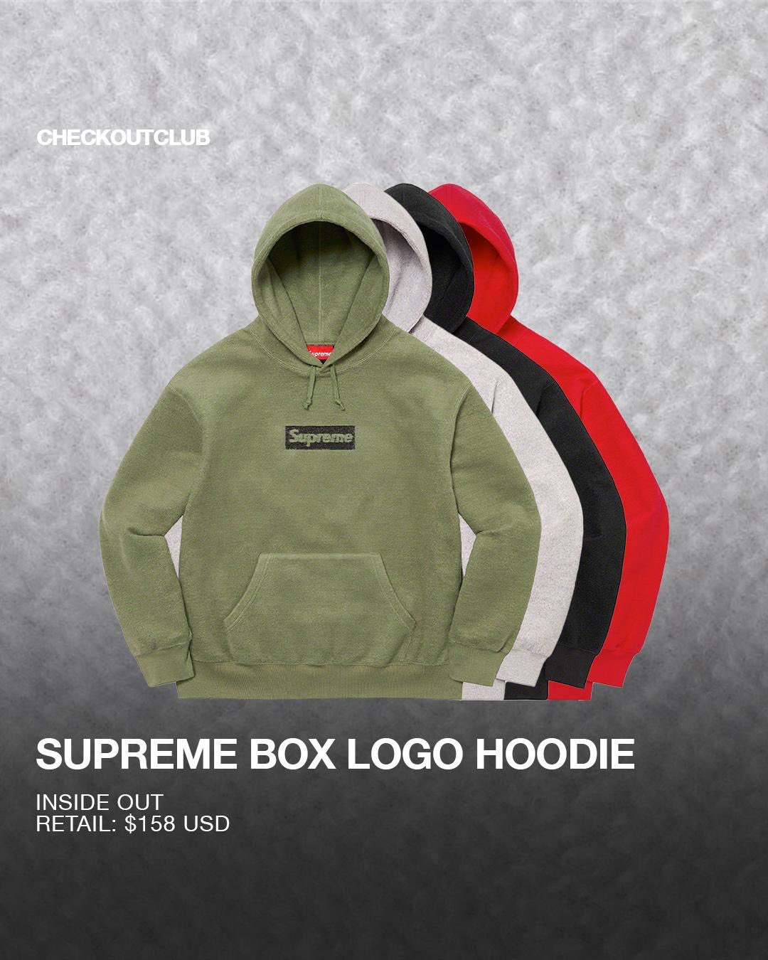 Supreme Inside Out Box Logo Hooded eva.gov.co