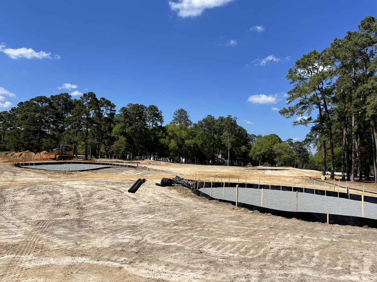 Shots of the day from Valdosta. Two former holes gave up their existence for the range and short course at VCC!