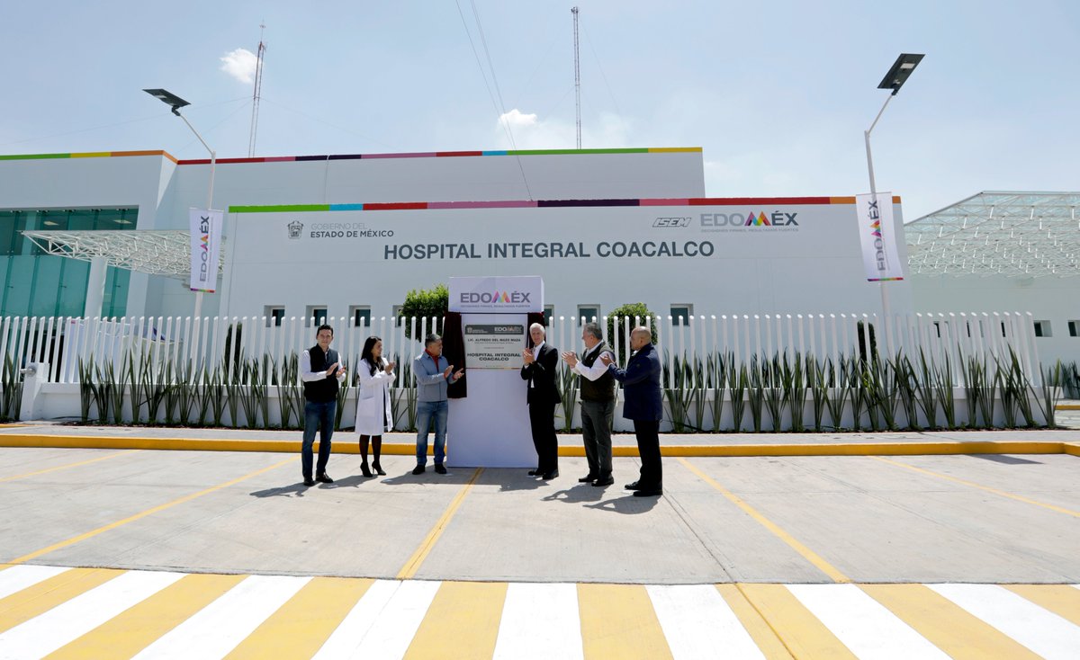 Inauguramos el Hospital Integral de #Coacalco en beneficio de más de 168,000 habitantes de esta región del estado.
