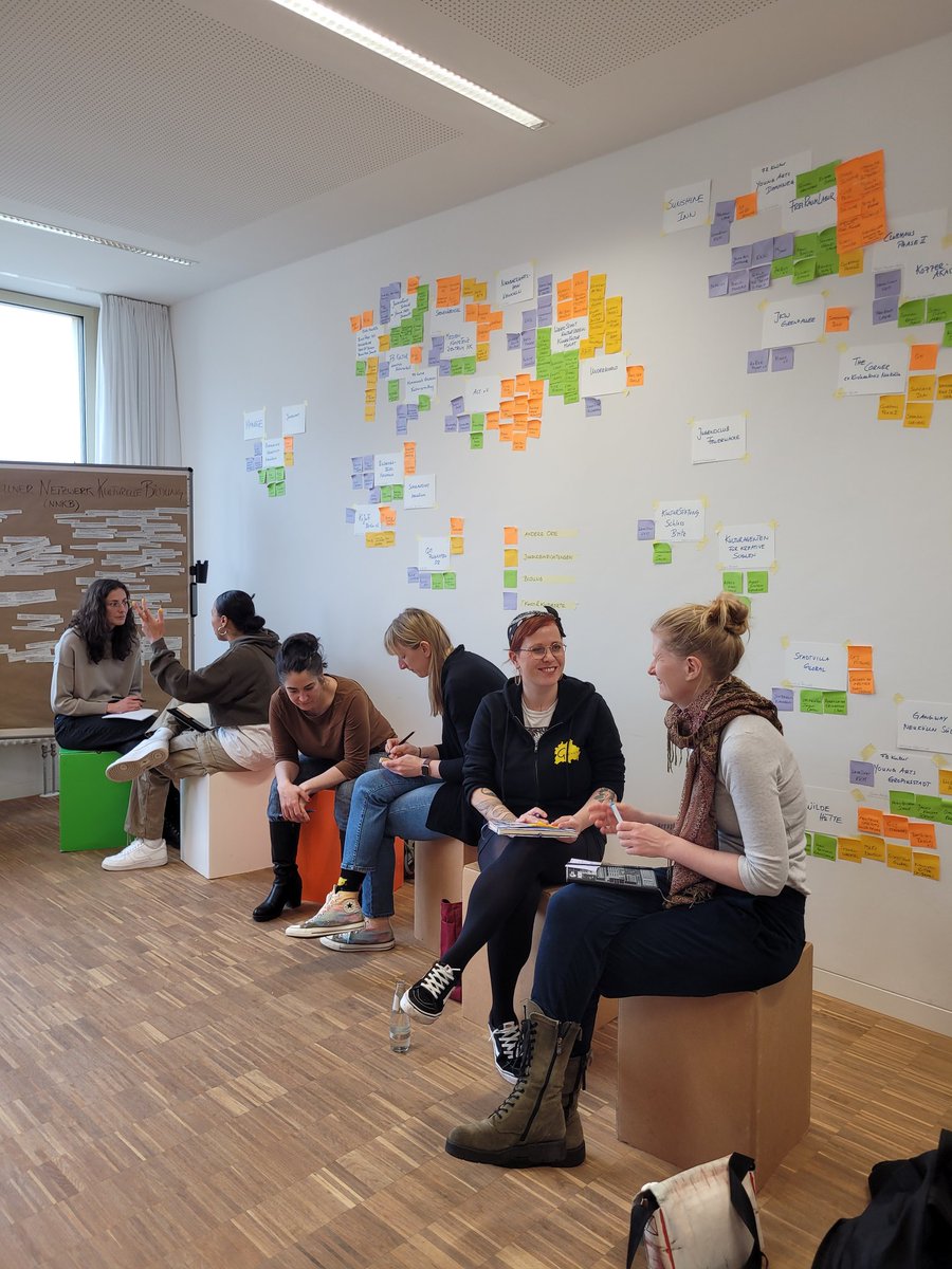 NNKB (Neuköllner Netzwerk Kulturelle Bildung) heute beim 1. Runden Tisch zu Austausch und Strategieplanung für die Einrichtungen aus #kultur #jugend und #bildung in #neukoelln 🏋🏼‍♂️🏋‍♀️🏋🏾