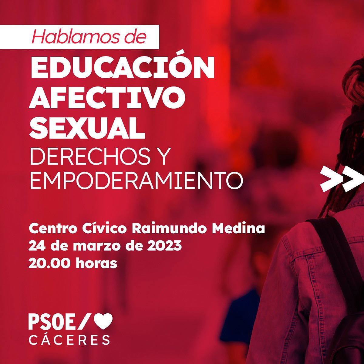 Mariluz_Parro's tweet photo. Nos vemos el viernes para hablar de Educación Afectivo Sexual:

@psoecc @Lsalaya https://t.co/Xvb5iKafO6