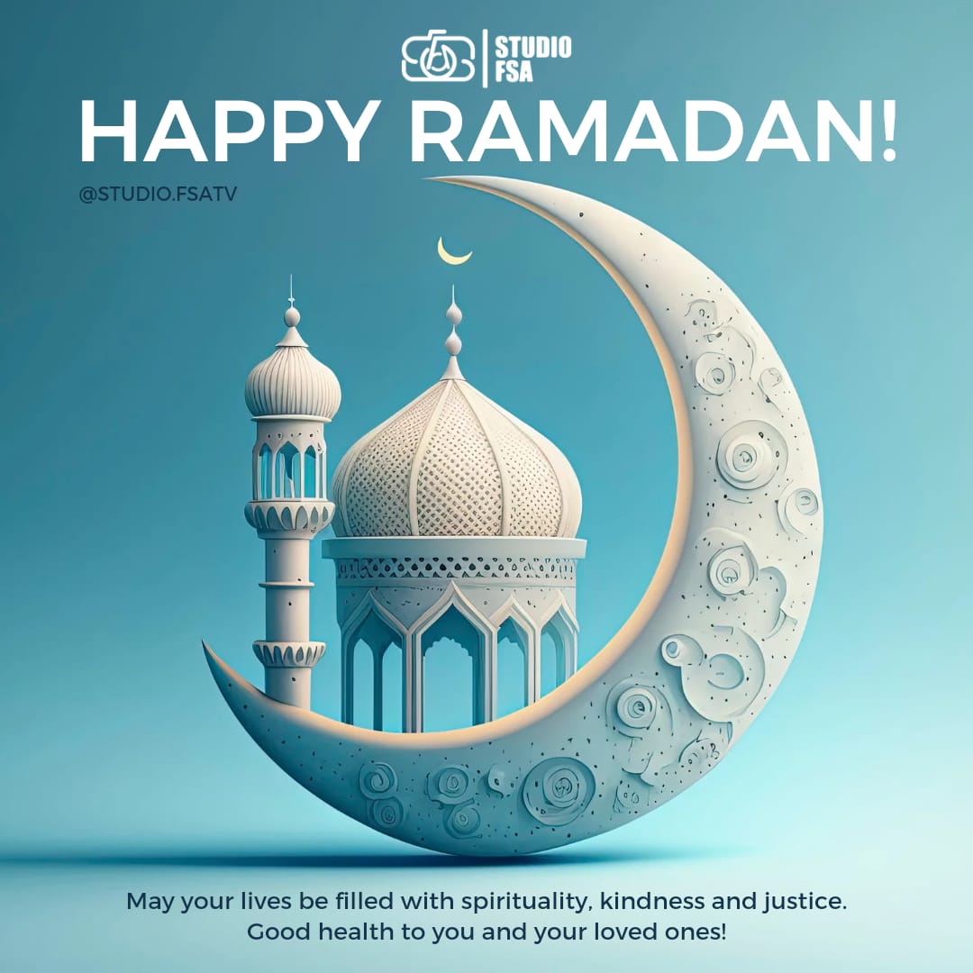 studio_fsa's tweet photo. We wish you Rakadan Kareem 💙🌙.
نادي Fsa Tv يهنئكم بحلول شهر رمضان .
رمضان كريم و كل عام و أنتم بخير 🌙💙. https://t.co/vczBY2jh3H