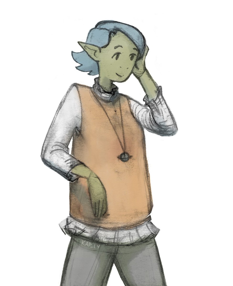 artkaply's tweet photo. Sometimes I draw my OCs in random outfits I find on the internet https://t.co/FXQXjT6xa9