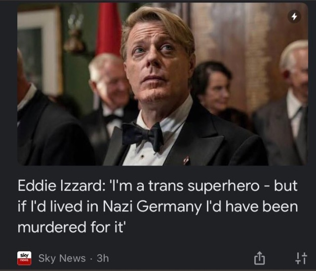 Glinner's tweet photo. Ah, yes, the Nazis, famously bigoted against straight white men with blonde hair https://t.co/eUDHamnHyH