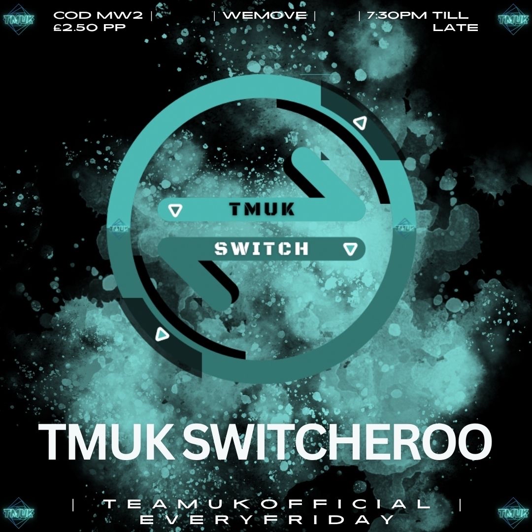 TMUK are happy to announce that we will be hosting switcheroos every Friday with Cast

This Fridays Switch we will be supporting <a href="/OjBeams_/">Beams</a> with his white collar boxing match later on in the year in aid of <a href="/CR_UK/">Cancer Research UK</a> 

Discord➡️discord.gg/avSqKHb8
Sign up ➡️tinyurl.com/4wfd4en2
