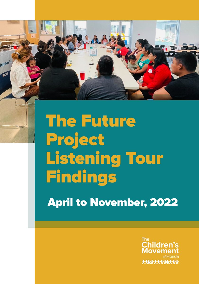 ChildMovementFL's tweet photo. Check it out! The Future Project is creating a roadmap for the future of #EarlyLearning in #Florida, with Phase 1 including "Let's Talk!" sessions with parents and educators on their experiences with early learning.

🌐: https://t.co/T7tILrYiOH https://t.co/dAI9fQbHEB