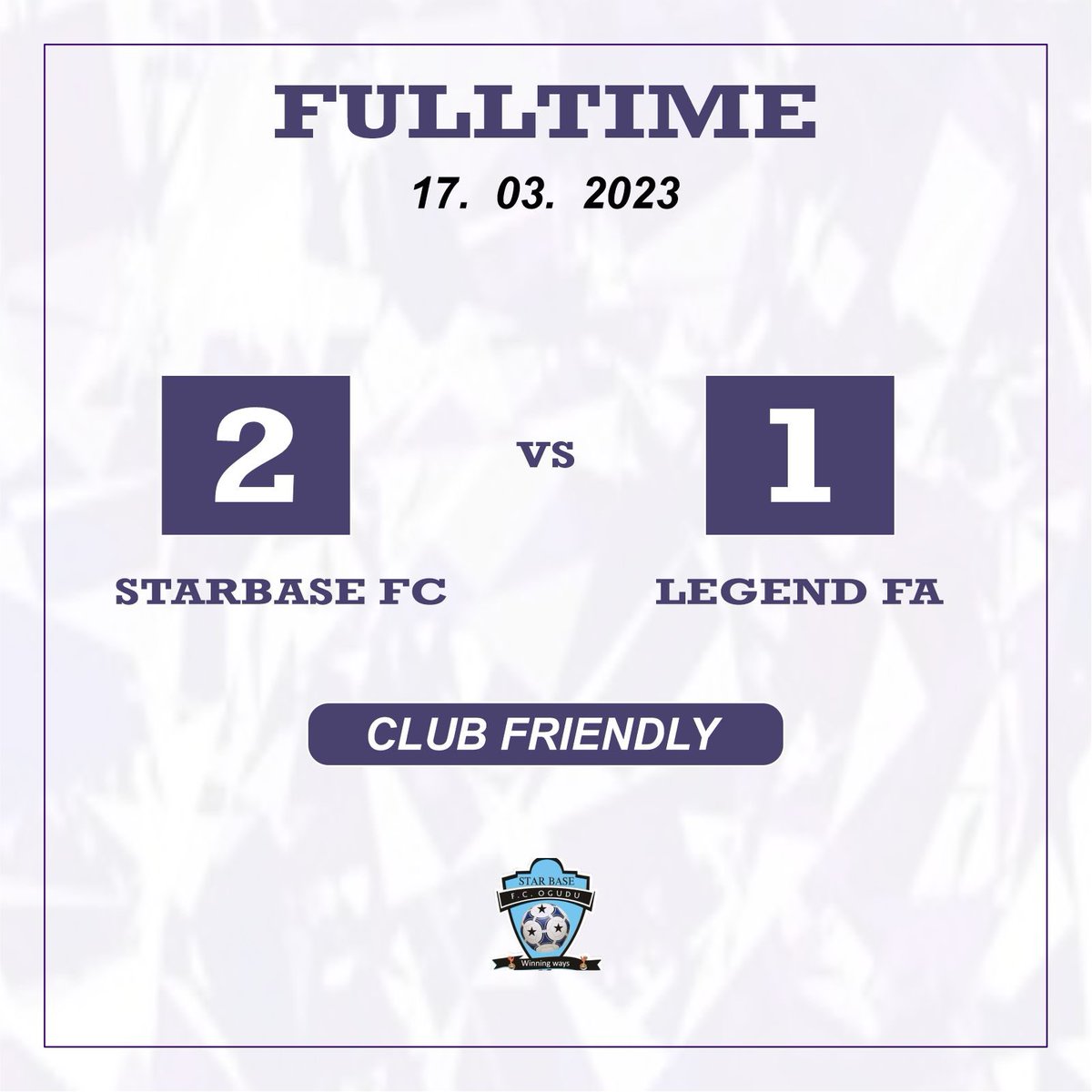 StarBase FC, Lagos. tweet media