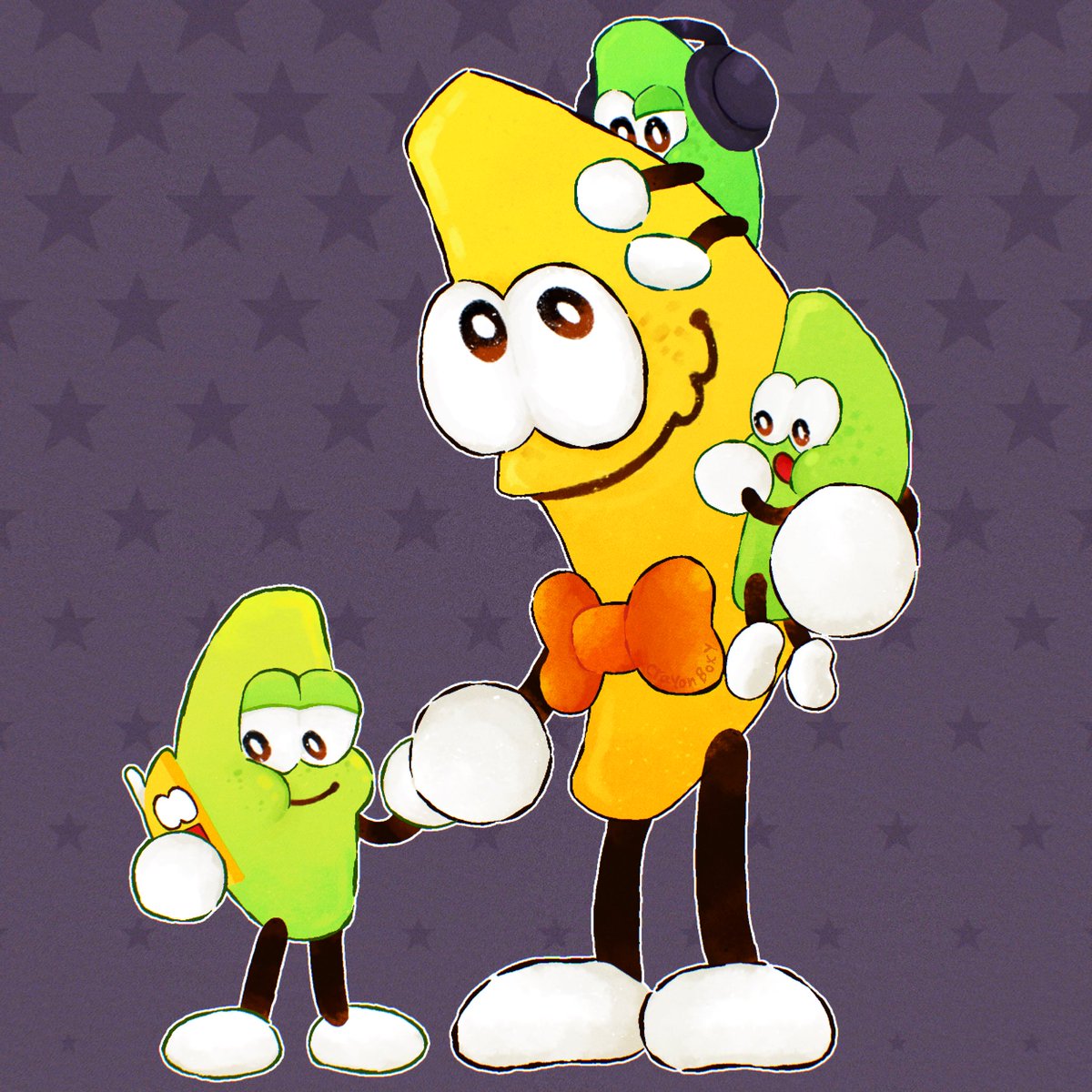 Mr. Banana Brain in Papa Louie Pals Style by 90sNegaduckFan -- Fur Affinity  [dot] net