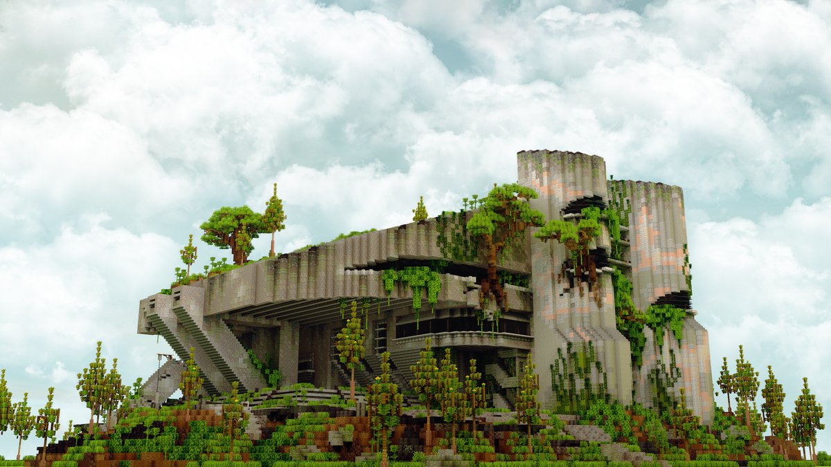 It's been a while 😶‍🌫️
Reclamation - @Acrylicpaint2 
Built on - <a href="/BuildersRefuge/">Builder's Refuge</a>

#Minecraft #minecraftbuild #minecraft建築コミュ #art