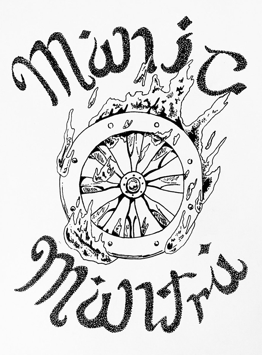 T (@boisofsummer) on Twitter photo Manic Mantra logo and executioner torture wheel designed by Kian Anufrijevas. 2022 update flyer by MENTL. Feb 2023 update flyer by Oskar Peterson. 
More to come this year. Another turn of the wheel. Manic Mantra logo and executioner torture wheel designed by Kian Anufrijevas. 2022 update flyer by MENTL. Feb 2023 update flyer by Oskar Peterson. 
More to come this year. Another turn of the wheel.