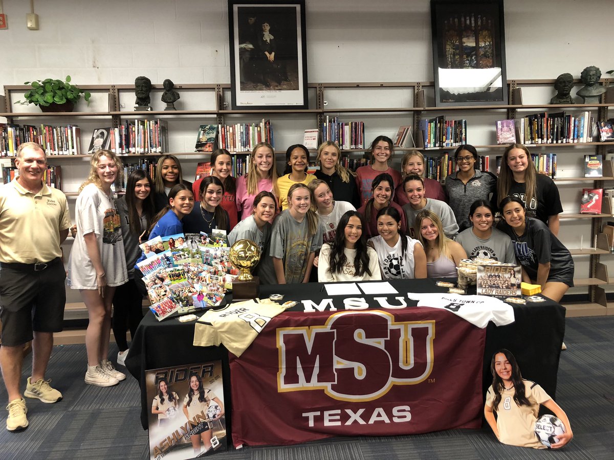 Today we celebrated one of our own as Ashlynn Knight signed with Midwestern State!