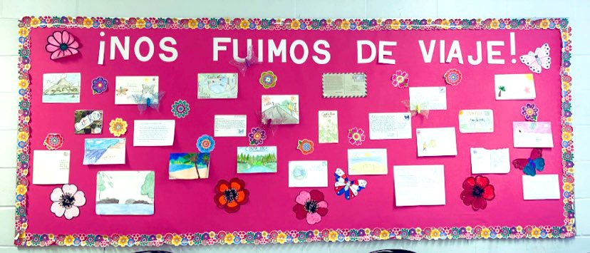 Great job to my block 1 students on their postcard project! ✈️🌎🌺🦋