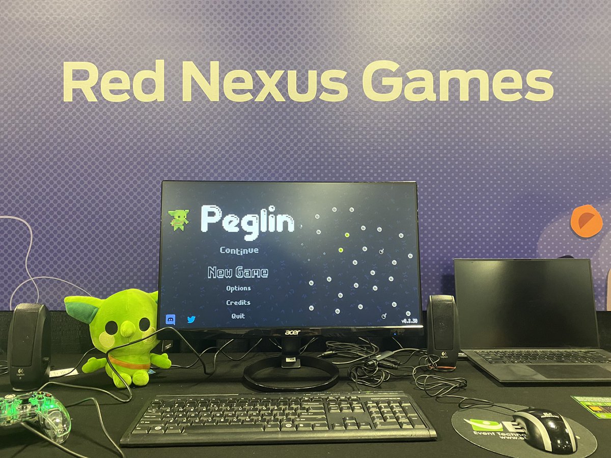 If you’re at #GDC, come say hi to the team and play the demo for Peglin!

We’re at booth N3136 in the GSC play area! 💚