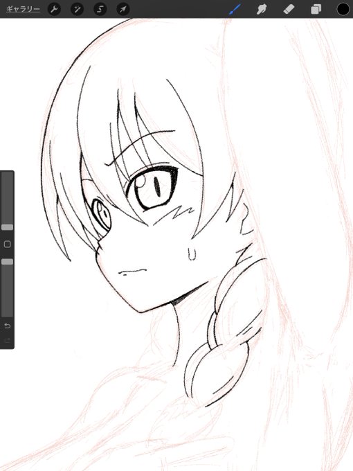 こっちの線の太さが均一なペンの雰囲気、結構好きなんだけど、あまり使いこなせてない。 