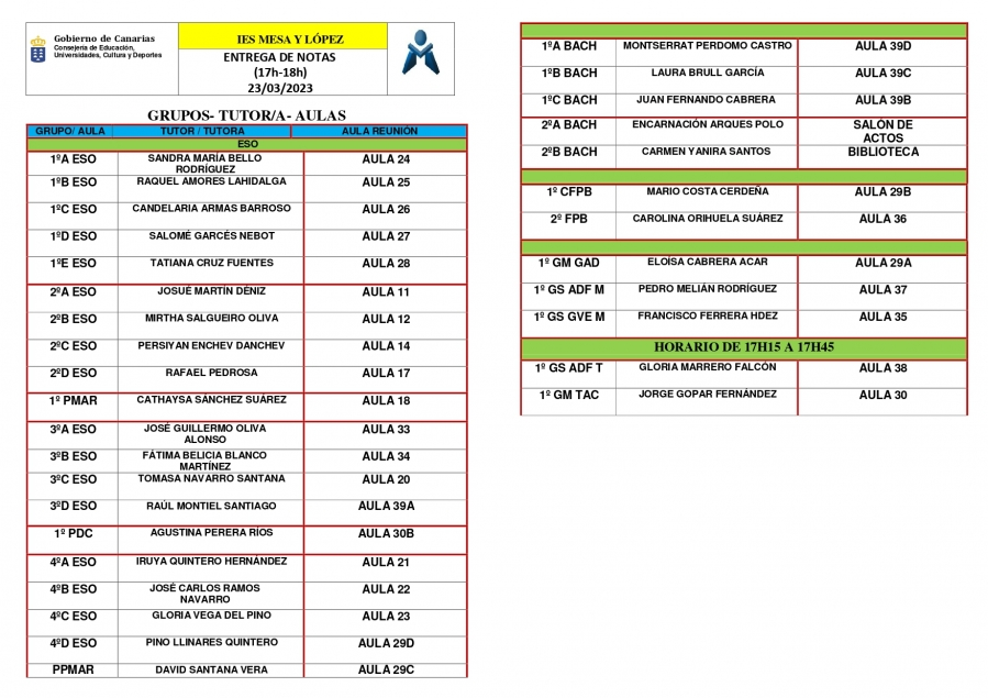 instimesaylopez's tweet photo. Este jueves 23 de marzo se publican las notas de la segunda evaluación. Todo el profesorado estará disponible de 17h a 18h para consultas https://t.co/QvUDF3wAmf