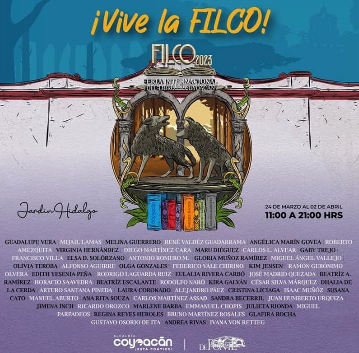 fenalem_20's tweet photo. ¡Nos vemos en la FILCO! 💜📚
Puedes encontrar títulos de autoras mexicanas en el stand 102. También te esperamos el 31 de marzo para charlar sobre la FENALEM y nuestras próximas iniciativas. ¡No faltes!
#FENALEM #FILCO #Stand102 #libros #autoras #eventos https://t.co/vzxVECXV1m