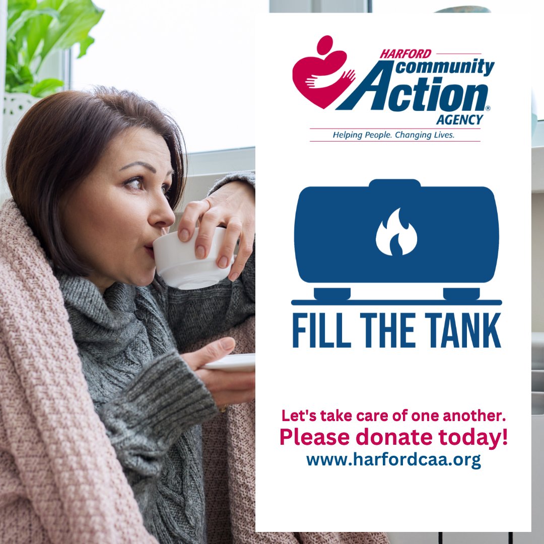 A little bit can make such a difference. Please considering helping our Harford County families who are not eligible for government energy assistance programs this winter. Donation link below: harfordcaa.org/fill-the-tank Thank you!