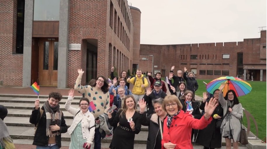 Thank you Vitaliy @AllAboutUsVideo for video of today's launch of Festival for LGBT+ Acceptance and Gratitude = FLAG week @MTU_ie LGBT+ student society @EDIMTU @siobhkanga @MTU_Societies @aoifekelliher @ingridoriordan @TourismHospDept @kavanagh_isobel vimeo.com/810599081/07c3…