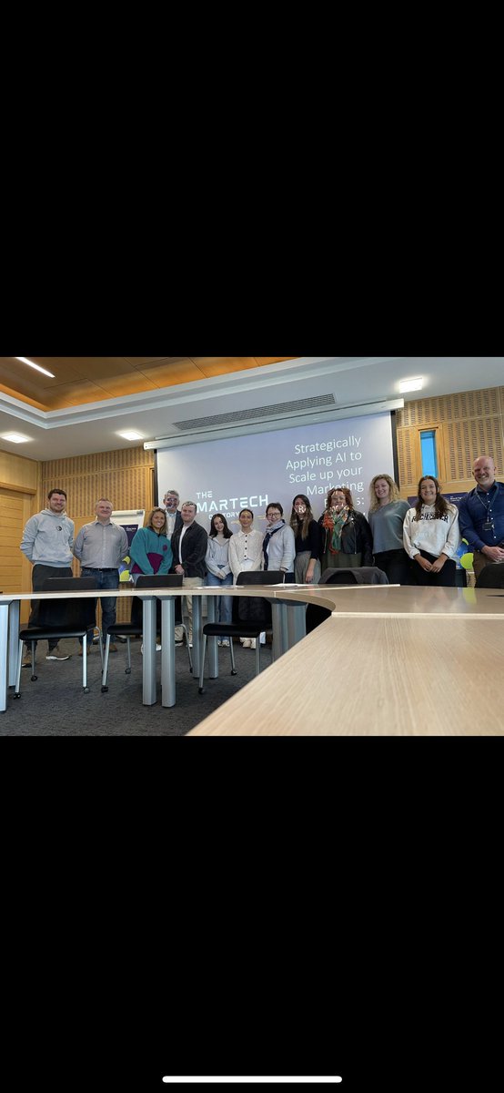 Katie Clarke (@clarke_katie) on Twitter photo Today we got invited along by the <a href="/Martech_Lab/">MarTech Lab</a> event at the Coleraine campus! All to do with the future of Strategically Applying Al to Scale your Digital Marketing Efforts: A Recipe for '6S°! Thanks again to John Bustard and Ciaran Connolly for a very informative session! Today we got invited along by the <a href="/Martech_Lab/">MarTech Lab</a> event at the Coleraine campus! All to do with the future of Strategically Applying Al to Scale your Digital Marketing Efforts: A Recipe for '6S°! Thanks again to John Bustard and Ciaran Connolly for a very informative session!