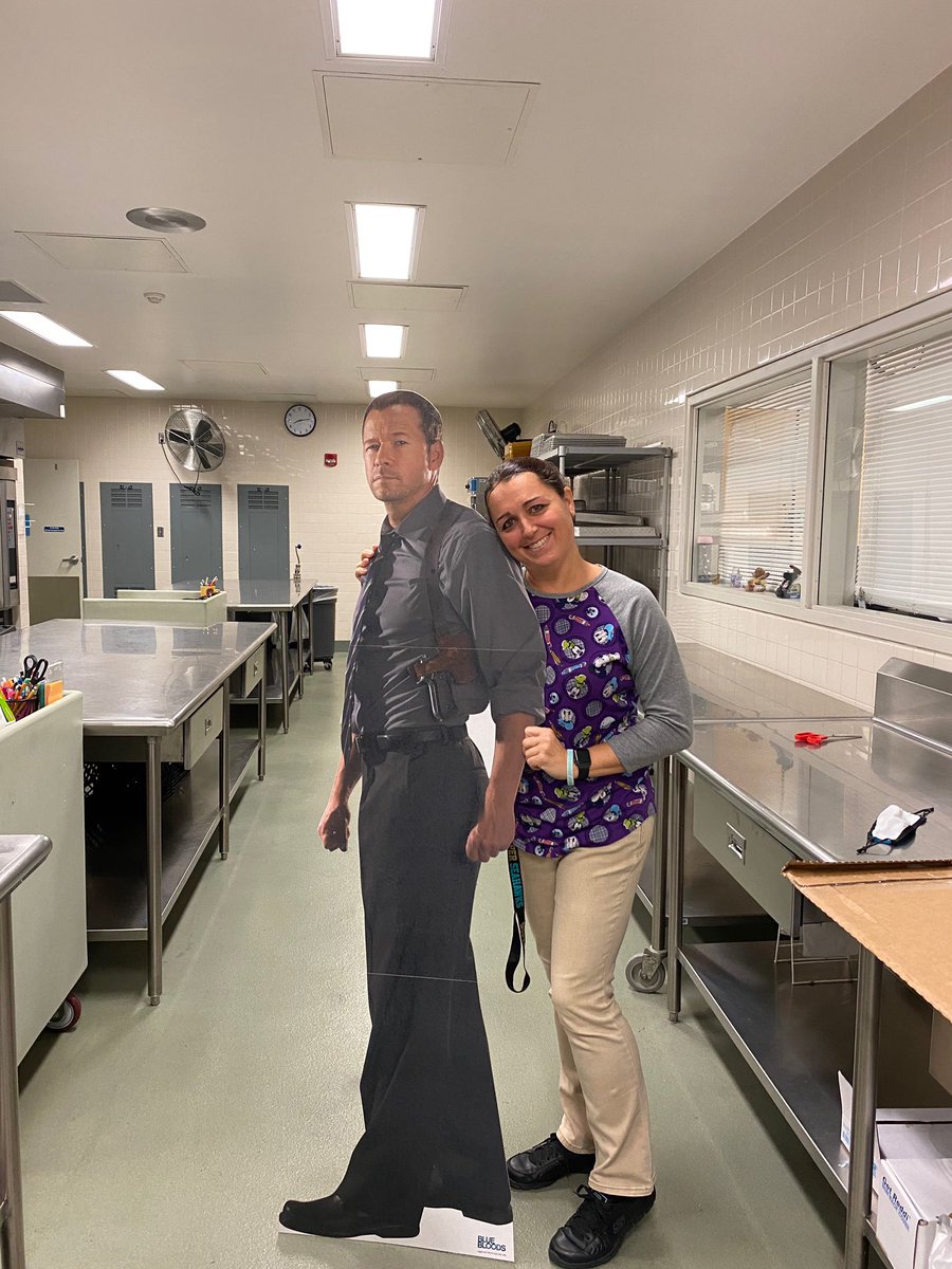 abutton97's tweet image. When the walk in catches 🔥 at work and your @DonnieWahlberg @BlueBloods_CBS cut out you bought In 2020is ruined 🥲 and covered in remnants of fire extinguisher In my office. Time to get a new one!