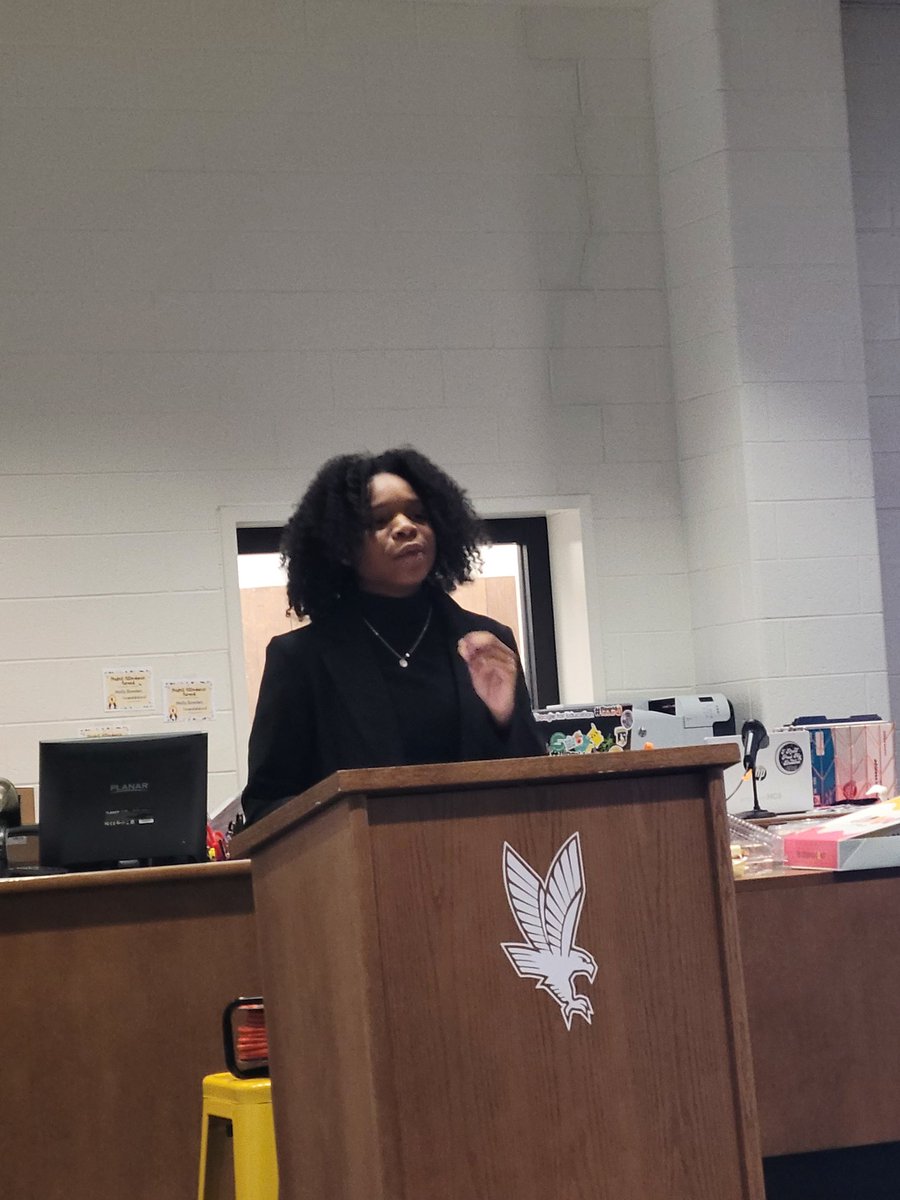 MrsVessell's tweet photo. The ELHS National English Honor Society hosted our first ever Coffee House Open Mic this afternoon and heard comedy, poetry, and short stories from faculty members and students! I'm thinking we should make this a tradition! ❤️ 

@ELHS_HCS @DrKeshaJones1 @ELA_HCS @HenryCountyBOE https://t.co/Ks3hnmKV7L