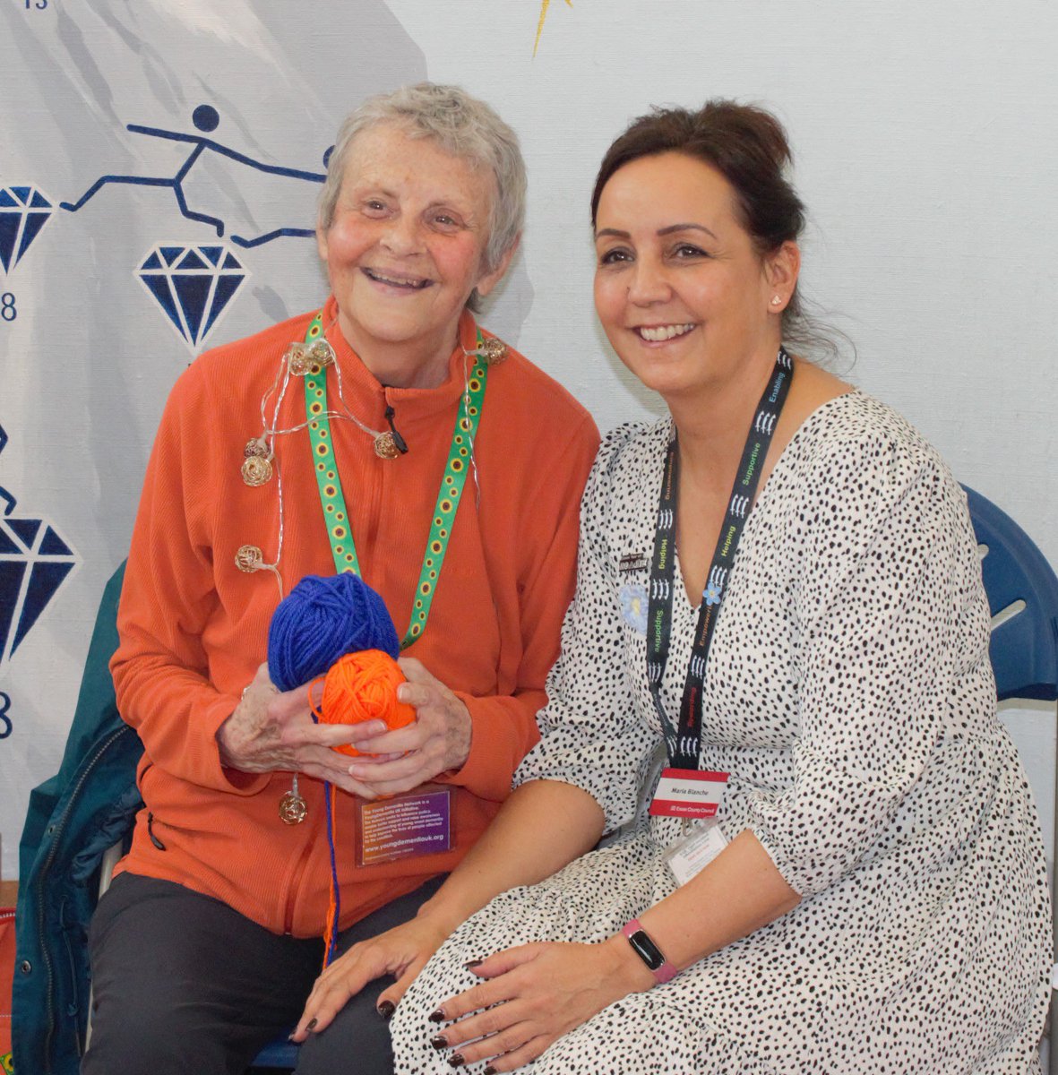 MariaJBlanche's tweet photo. @WendyPMitchell you are an inspiration to us all 💙 https://t.co/r2OubXKXub