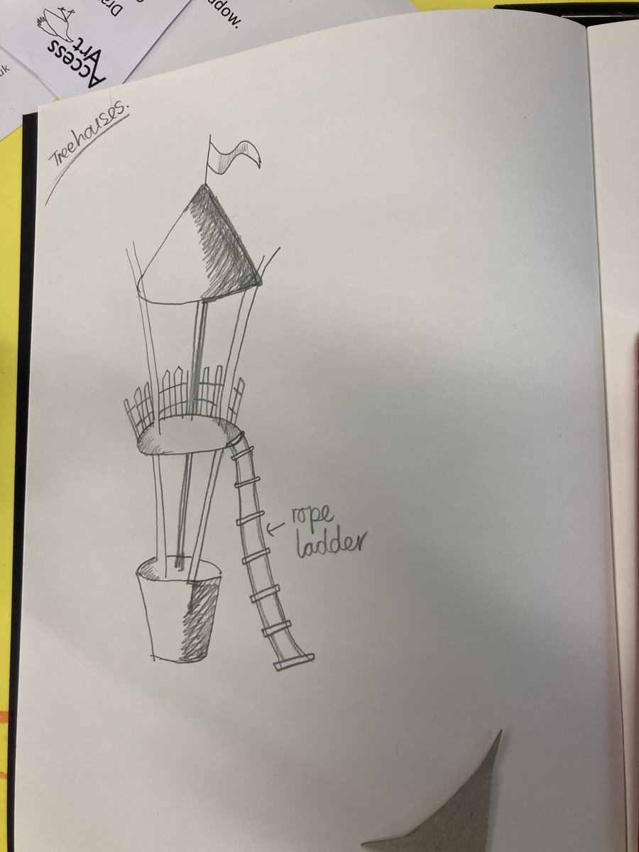 morandtac's tweet photo. A few snaps of staff CPD tonight….sketchbooks and treehouses 😊 https://t.co/7QTkcQZd2Z