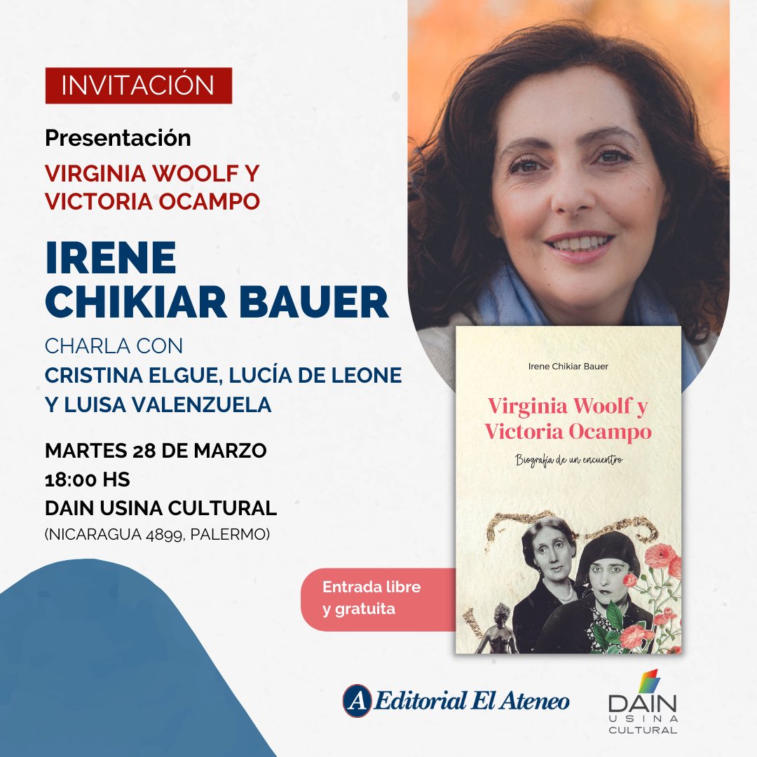 irenechbauer's tweet photo. El martes 28 a las 18:00 en @DainDuc  presento nuevo libro @AteneoEditorial  @LuciaDeLeone1 @luisavalenzuela https://t.co/P92NgSn53t
