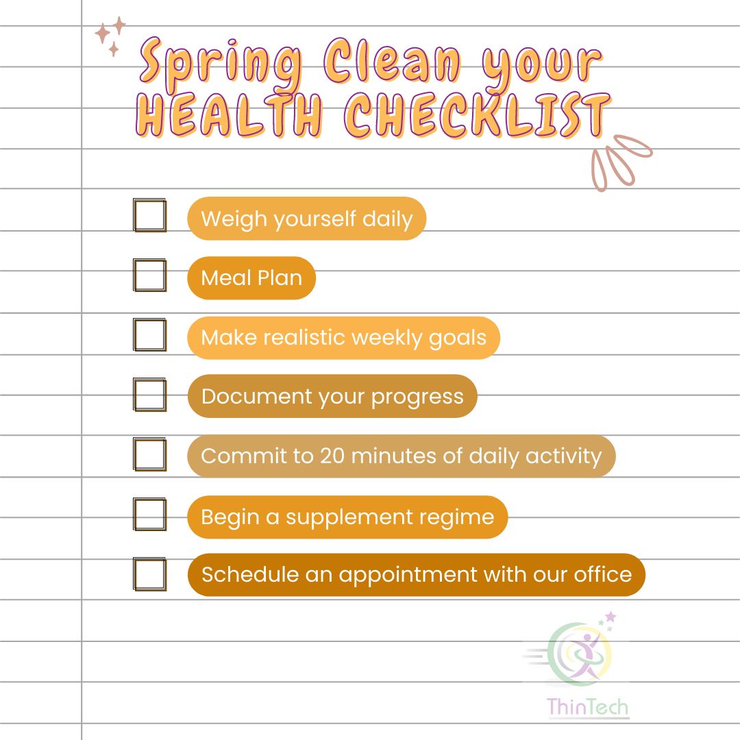 ThintechNj's tweet image. Be inspired and create happiness-Build a healthy relationship with your well-being!
Start with getting your health in order.

#HappyHealthyHopeful #SpringCheckList #FatLoss #Wellness #FatBurn #CleanEating #NewBeginnings #FreshStart #SpringVibes #Loseweight #GainHealth