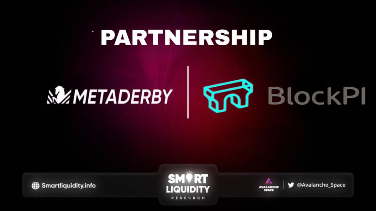 Avalanche_Space's tweet image. 🤝 @Metaderby delighted to announce its newest partners with @RealBlockPI

🤝 #BlockPI aims to solve the RPC requests congestion problem with infinite scalability.

🔽INFO
blockpi.io