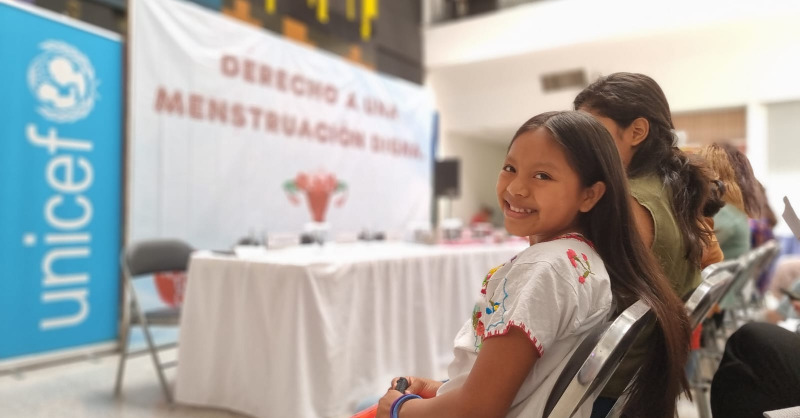 UNICEFMexico's tweet photo. ¿Sabías que el 69% de las adolescentes, mujeres y/o personas menstruantes tiene poca o nada de información cuando llega su primer periodo? ⚠ 

Hoy presentamos en Chiapas los resultados de la Encuesta sobre Menstruación Digna.📊