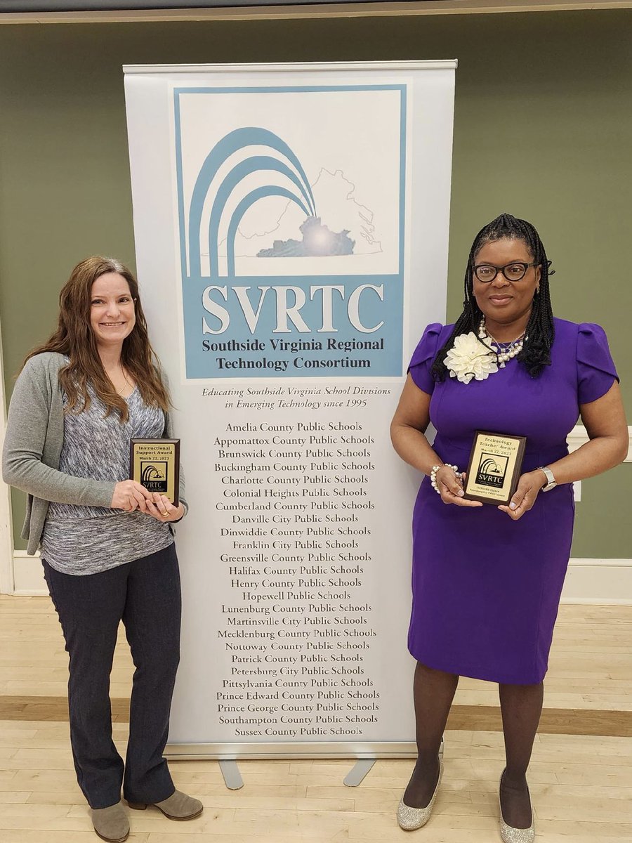 edlayne920's tweet photo. Such an honor to receive this award! Also celebrating one of my coworkers receiving the Technology Teacher Award. https://t.co/8Uhifb2gzv