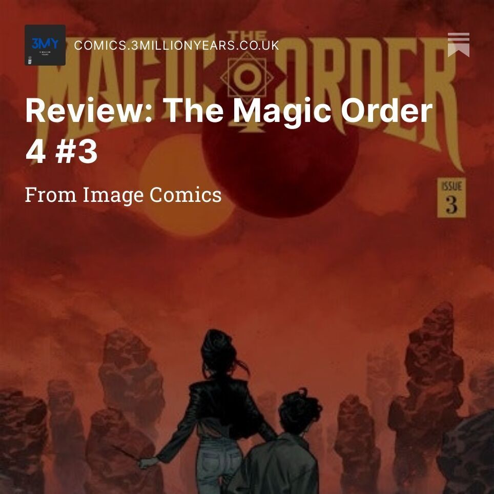michaeljnimmo's tweet image. Review: The Magic Order 4 #3
From Image Comics

ift.tt/jHXv7M1

#Review #TheMagicOrder instagr.am/p/CqGwNsZomfG/