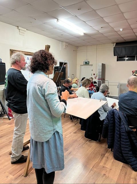 ChromeYellowArt's tweet photo. CHROME WORKSHOPS
A date for your diary:

Chrome Yellow Portrait Drawing Session, Thursday 23rd March The venue is:

The Lamp Annexe
Adelaide Road 
Leamington Spa 
CV32 5AH  

The class runs from 6-8pm https://t.co/BaOS2J5twK