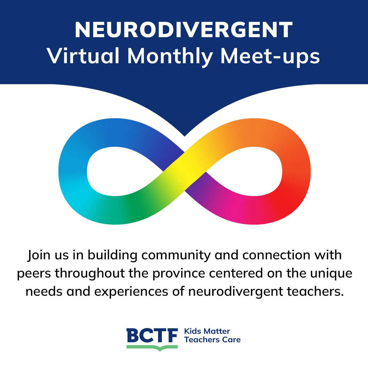 bctf's tweet photo. Register here for a new gathering of #neurodivergent public school teachers working in #bced: https://t.co/0lrXBdA2Kk 2/2 https://t.co/ZSKN5f6F6F