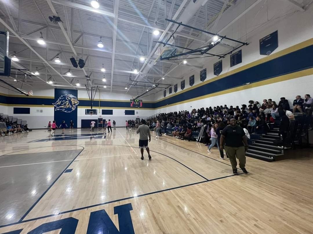 Today was March Madness at NHS. Student Council hosted a basketball tournament between the classes, with all proceeds going to Relay for Life. Then the staff had some spirited competitions this afternoon. Great day to be a Monarch! 👑 🦁