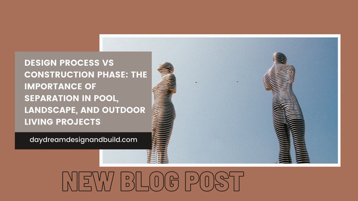 In our latest blog post, we explore the importance of separating the design and construction processes in home renovation projects. 💡💻📐 #HomeRenovations #landscaping #poolplanning #DesignVsConstruction #ProperPlanning #SavvySpending . . daydreamdesignandbuild.com/design-process…