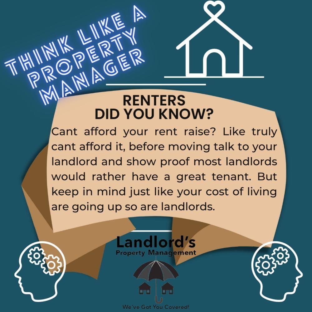 Renters did you know...

#landlordspropertymanagement #mellakconsulting #propertymanagement #propertyinvestment #rentals #renters #landlordservices