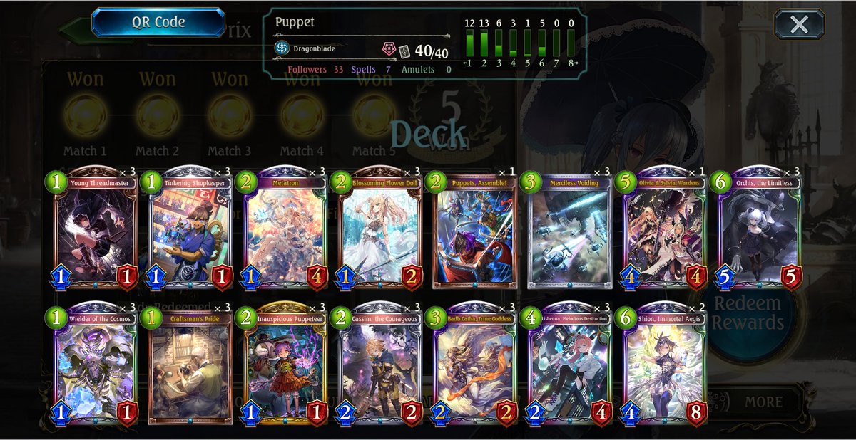 After getting 4-1 over and over with Dragonblade Discard I was surprised to see this personal favorite deck was what it took to get me a 5-0 in the second round of the Custom Rotation Cup.