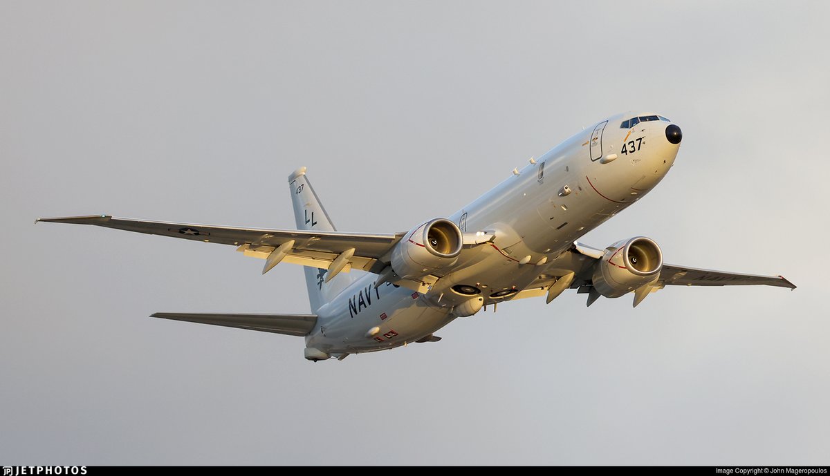 KTPAtweeter's tweet photo. #PlaneAlert ICAO: #AE4EBB Tail: #168437
Owner: #UnitedStatesNavy
Aircraft: #Boeing P-8A Poseidon
2023/03/22 17:46:09
#P8 #OnePingOnlyVasily #MaritimePatrol https://t.co/uZS4LlvkQe
https://t.co/R4jZUJ4iLA https://t.co/nkUAQq5gQN