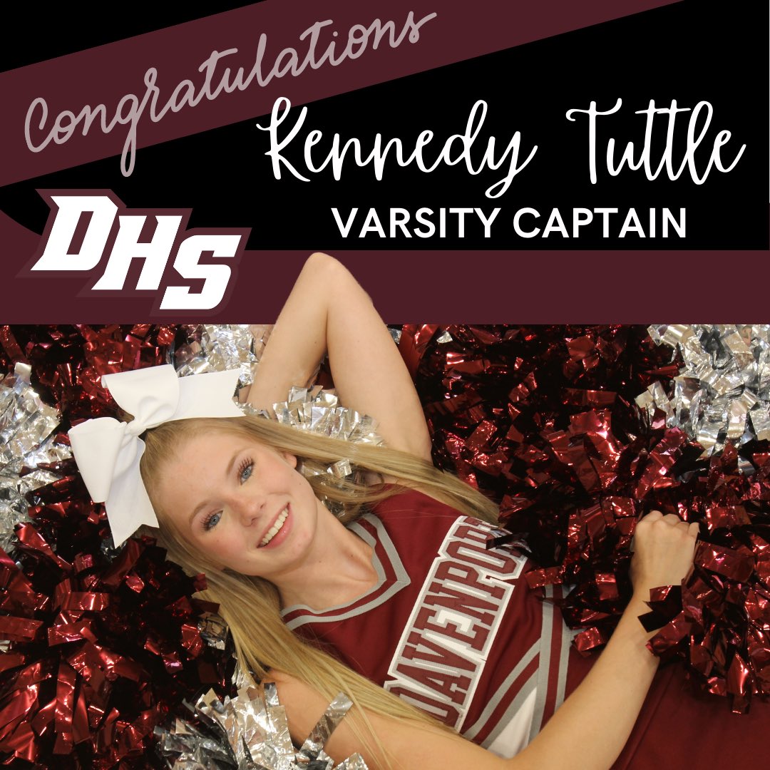 Congratulations to Senior, Kennedy Tuttle on earning her place as our 23-24 Varsity Captain! #btp #leadership #mindset